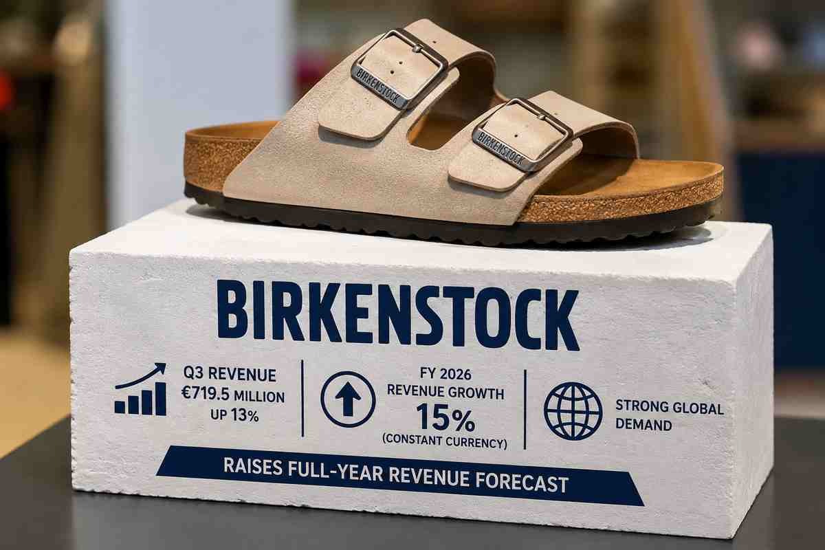 Birkenstock Raises Full Year Revenue Forecast After Strong Q3 Sales