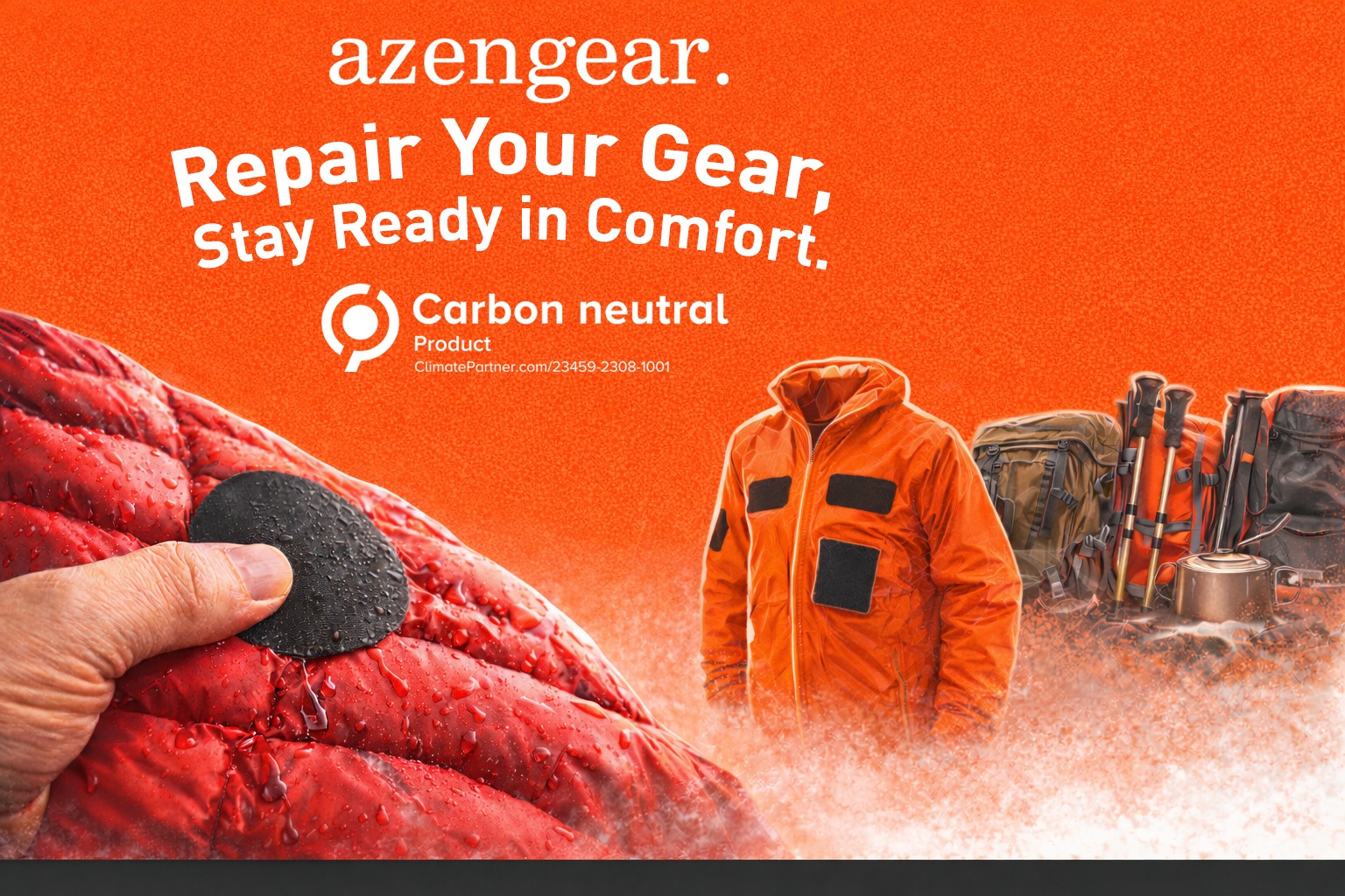 Azengear launches shoe repair patches, eco outdoor gear on Tesco