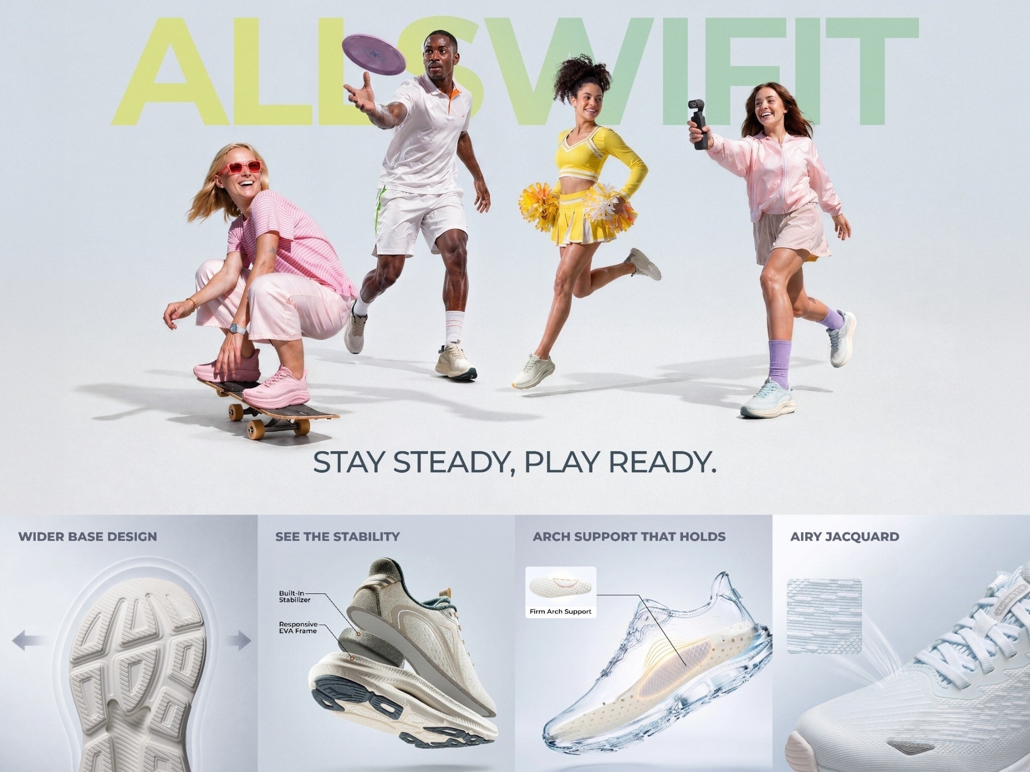 ALLSWIFIT debuts Stedi Footwear Collection to redefine all-d