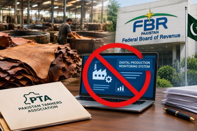 PTA Seeks Halt to FBR’s Digital Monitoring System for Tanneries