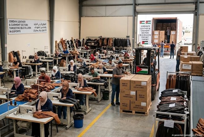 Jordan’s Leather and Garment Sector Targets $5.5 Billion in Annual Exports, Plans IFC-Backed Textile Cluster