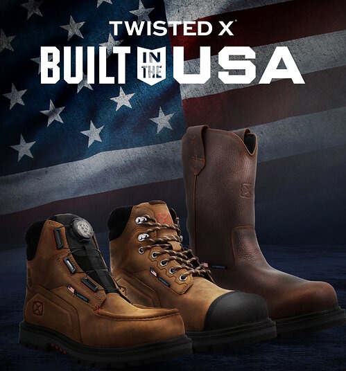 Twisted X brings footwear making in the US, with built in US