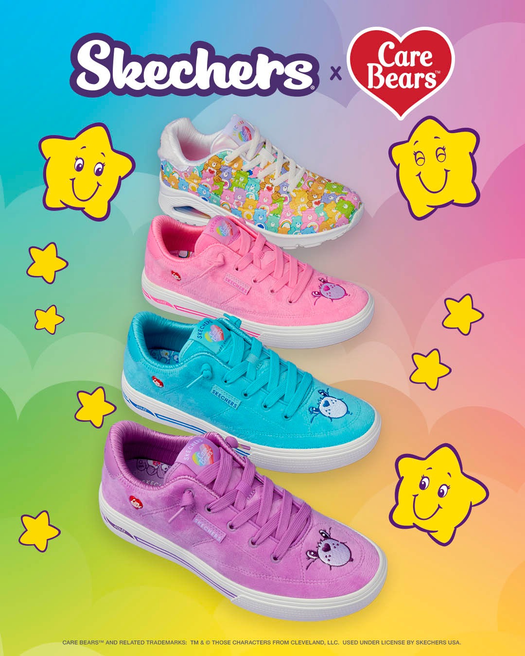 Skechers & Care Bears’ launches the ‘Magic of Comfort’ colla